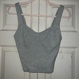 Aerie rubbed corset cotton top
